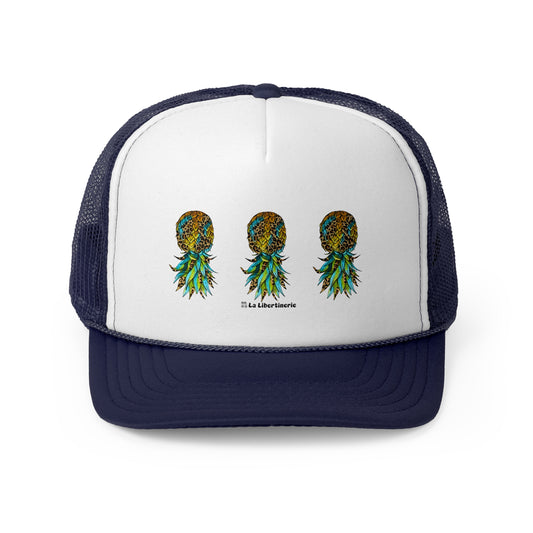 Casquette trucker Ananas Léopard