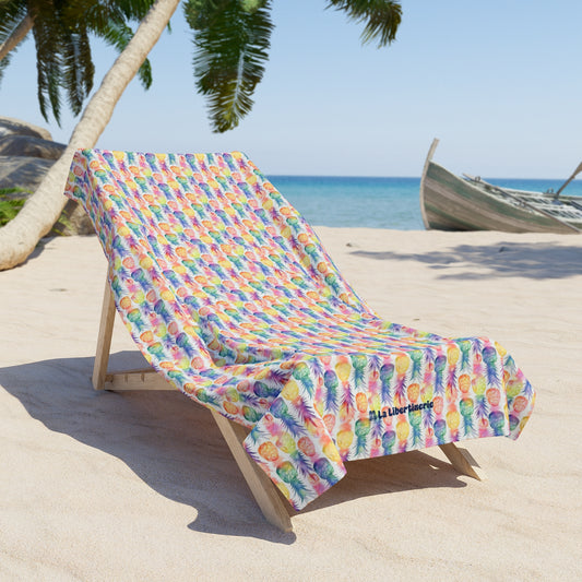 Serviette de plage Ananas minéral
