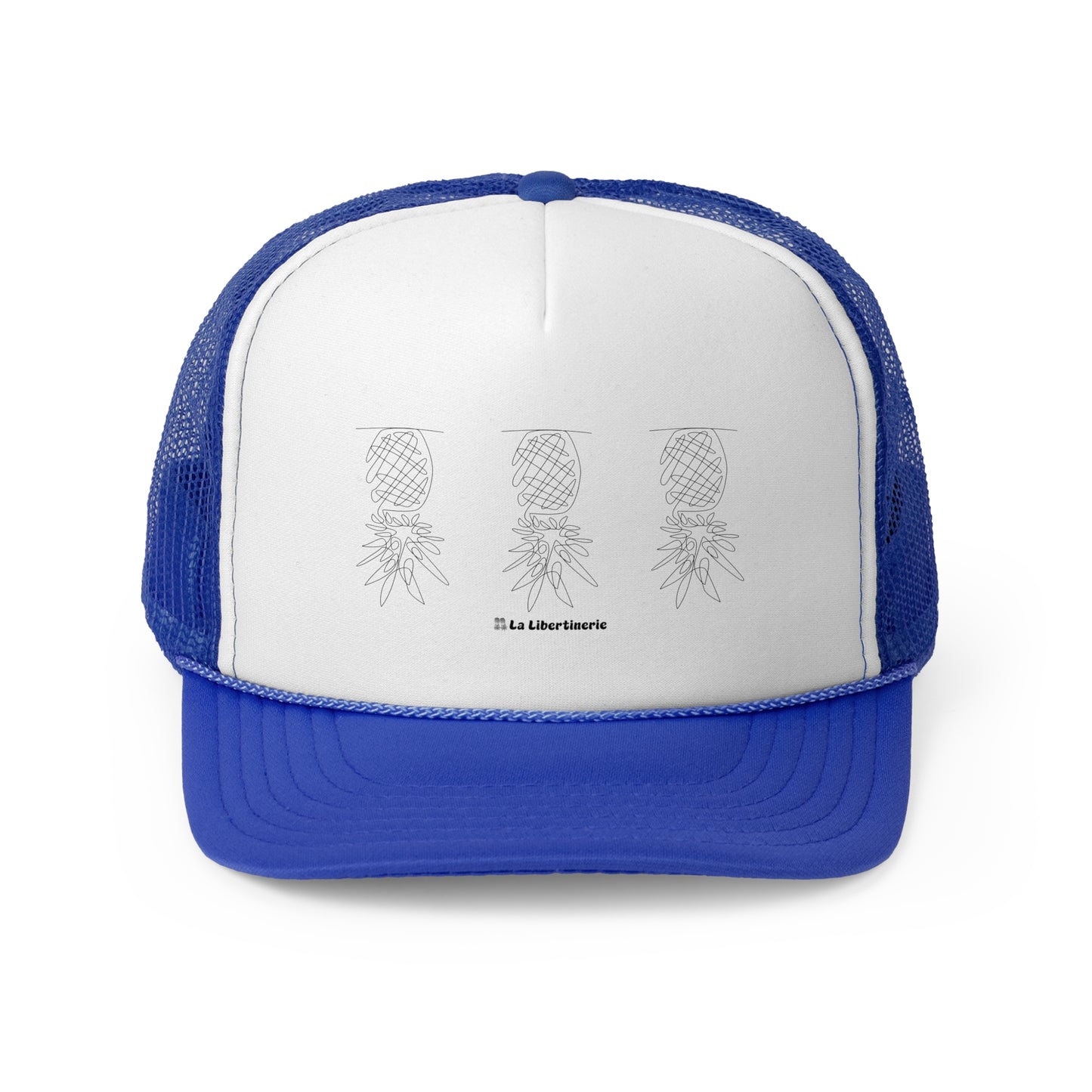Casquette trucker Ananas minimaliste