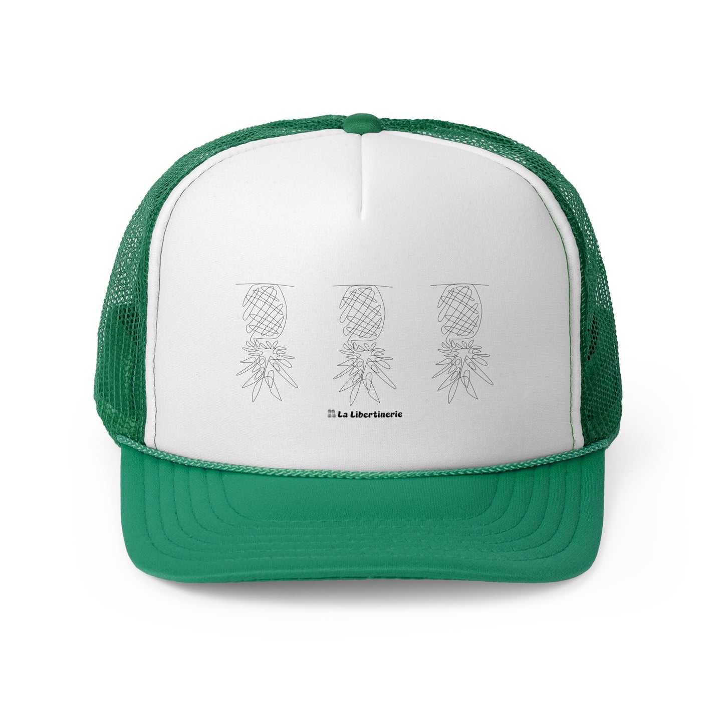 Casquette trucker Ananas minimaliste