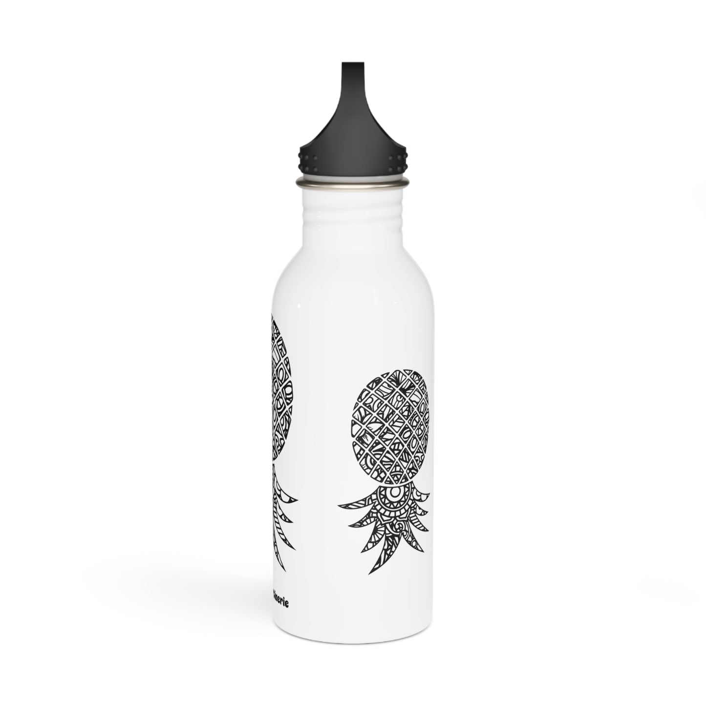 Bouteille d'eau inox Ananas tatoué
