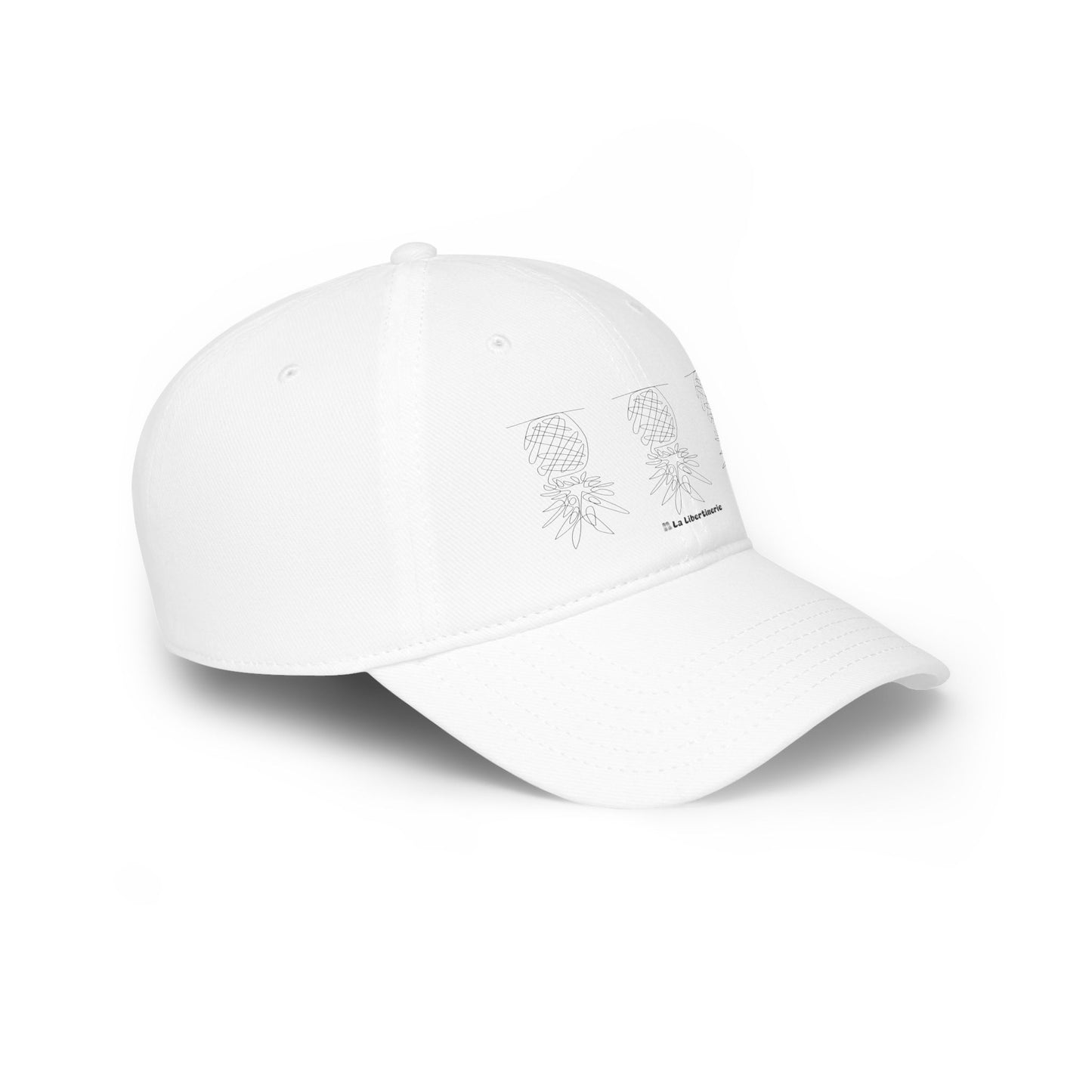 Casquette baseball Ananas minimaliste