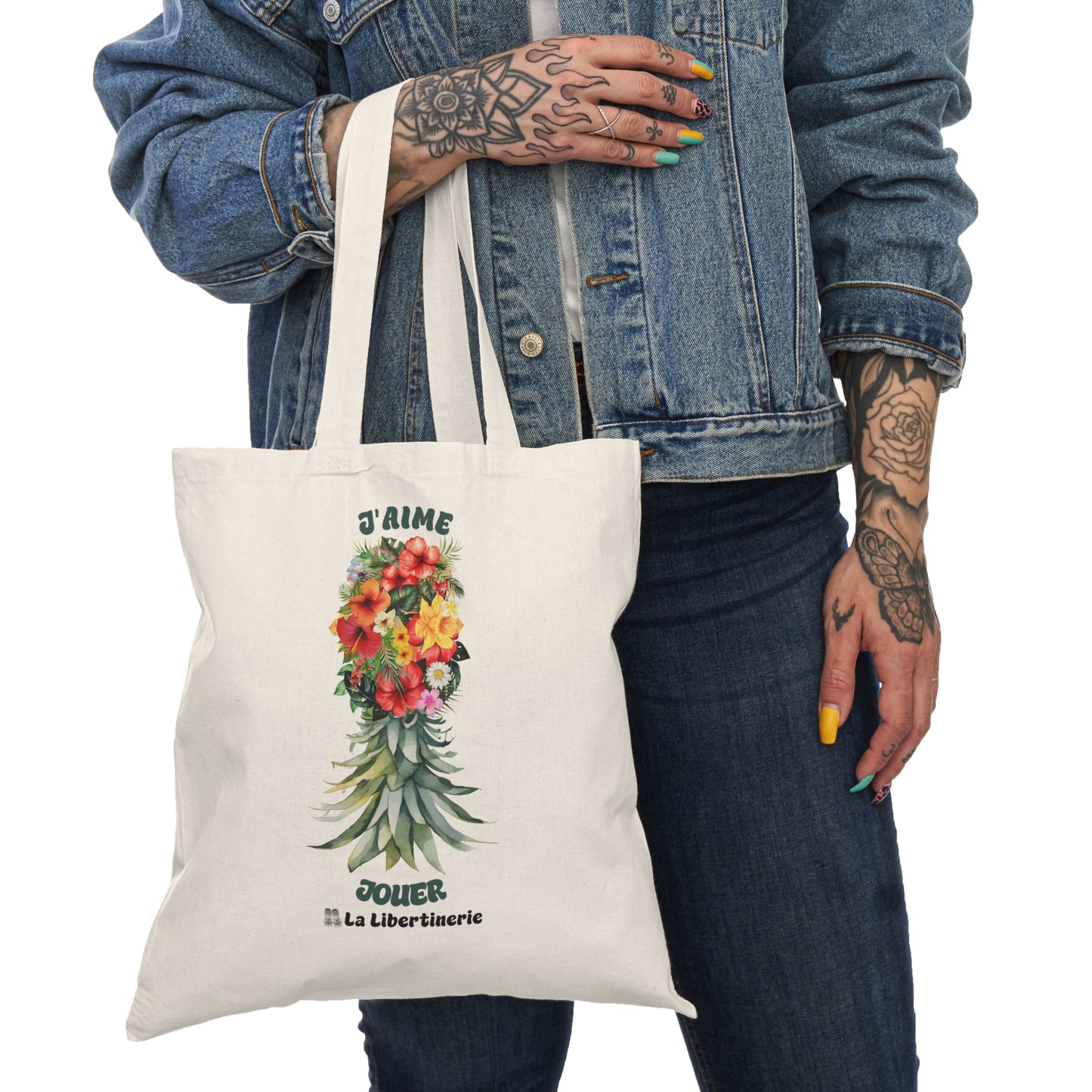 Sac fourre-tout Ananas Aloha J'aime jouer