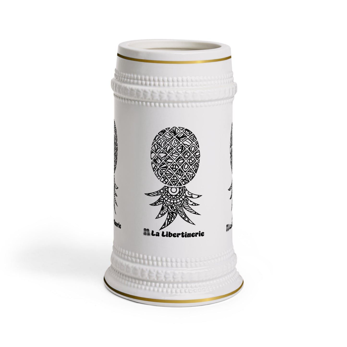 Chope à bière Libertinage tatoué