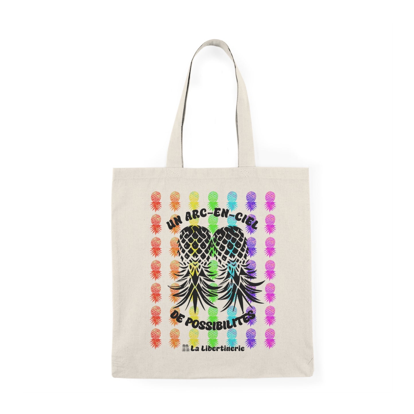 Sac fourre-tout Arc-en-ciel d'ananas