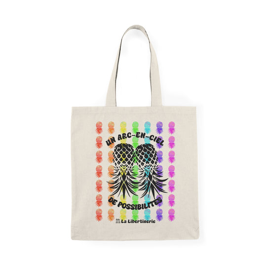 Sac fourre-tout Arc-en-ciel d'ananas