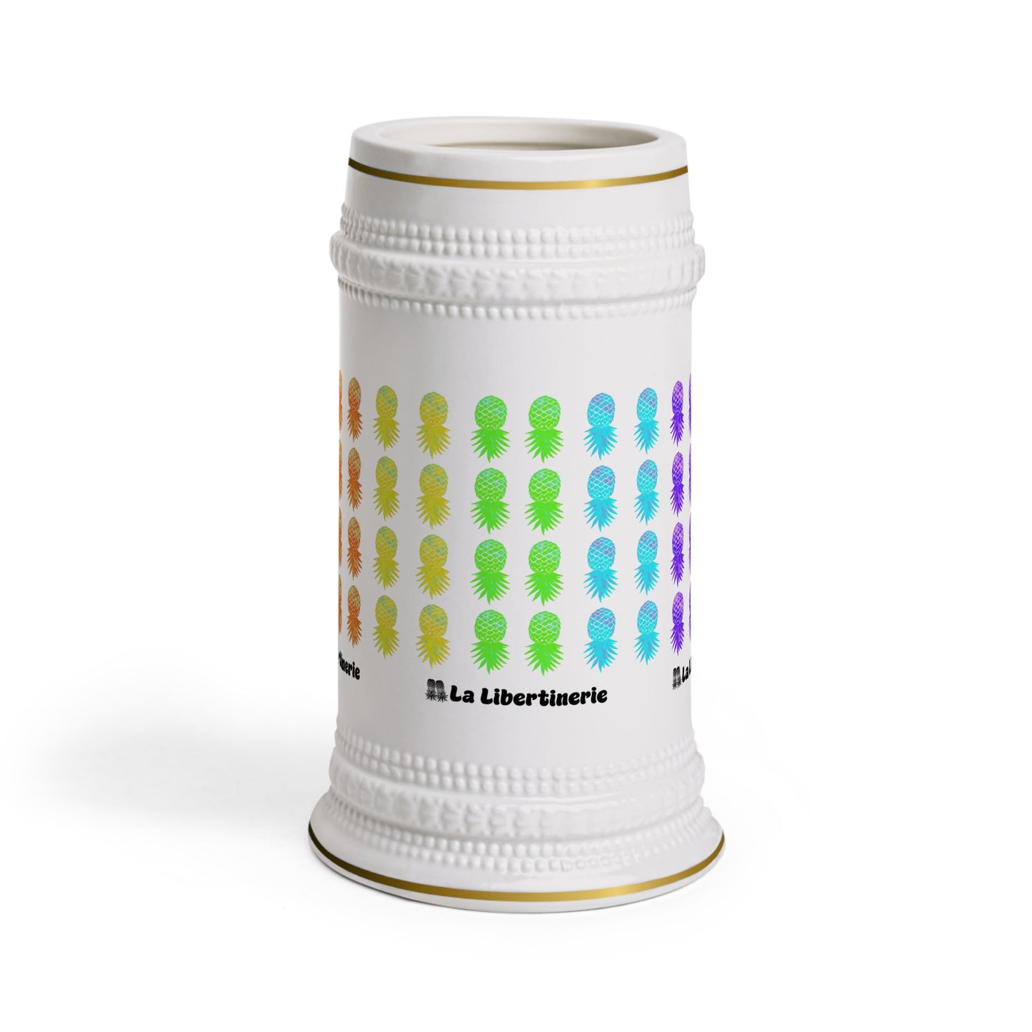 Chope à bière Arc-en-ciel d'ananas