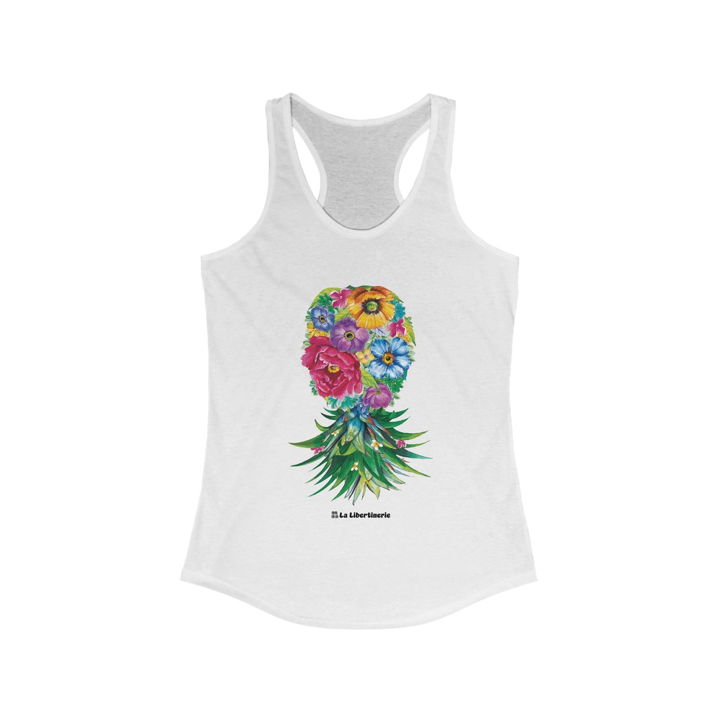Camisole femme Ananas fleuri