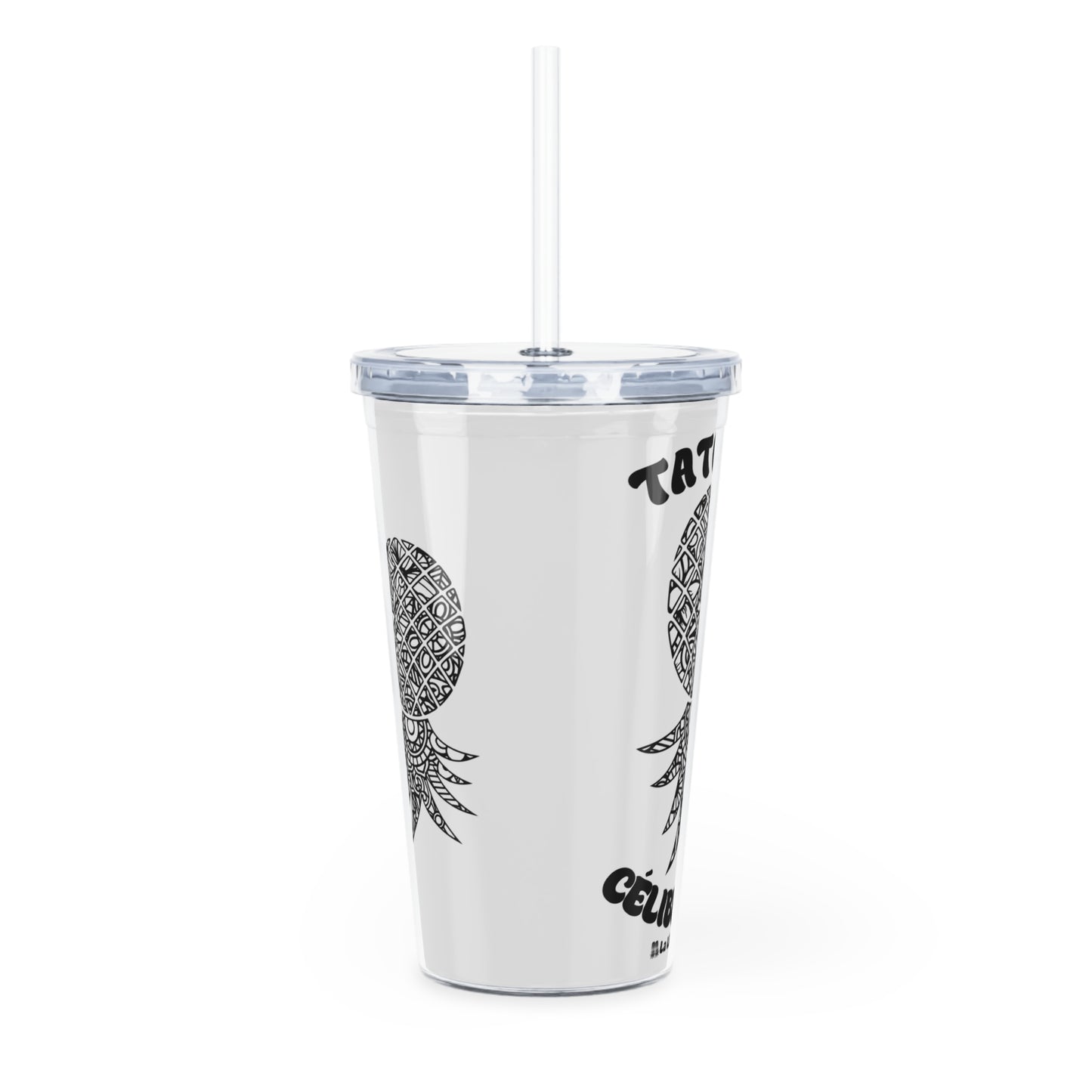 Gobelet avec paille Tatouée célibertine