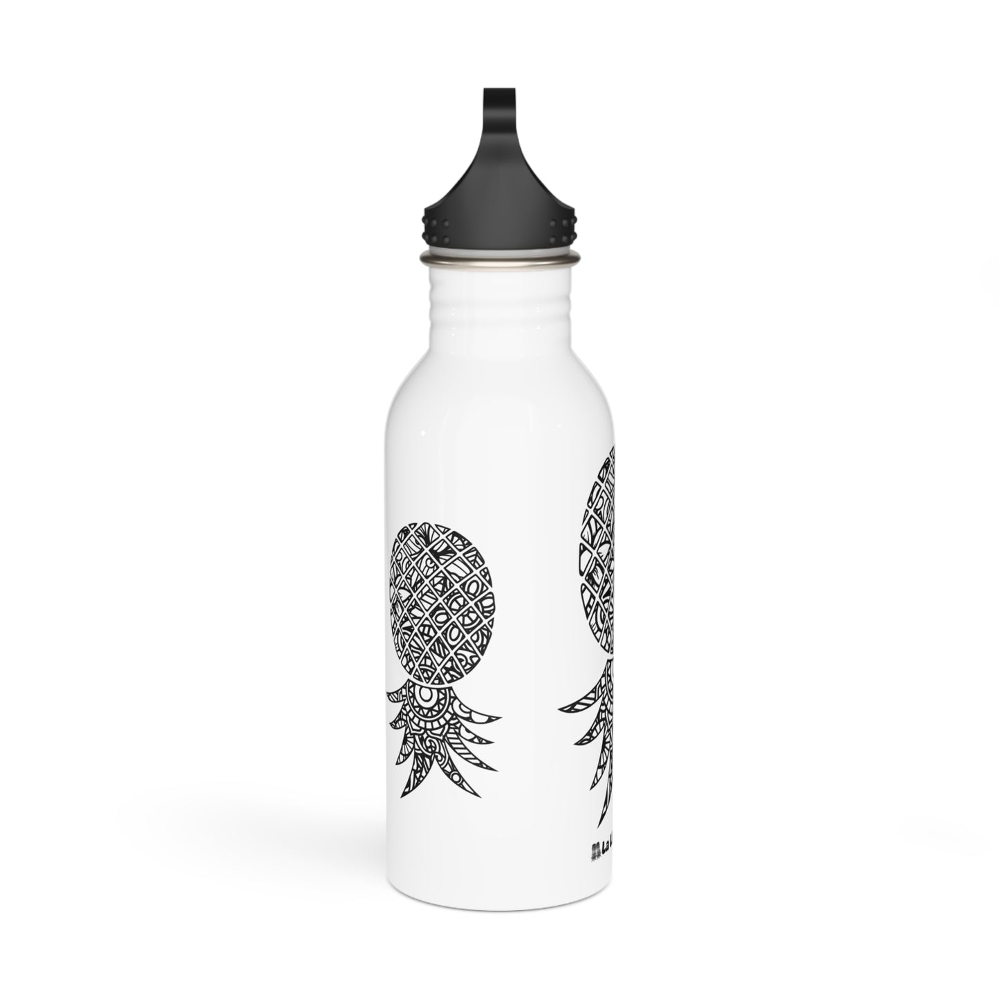 Bouteille d'eau inox Ananas tatoué