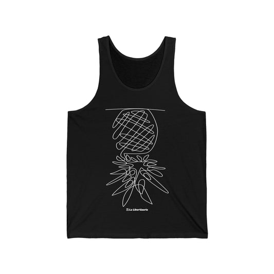 Camisole unisexe Ananas minimaliste