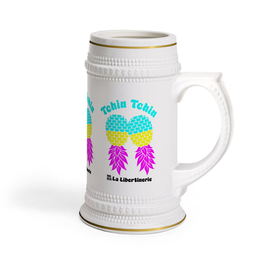 Chope à bière Tchin Tchin Ananas Pansexuel.le