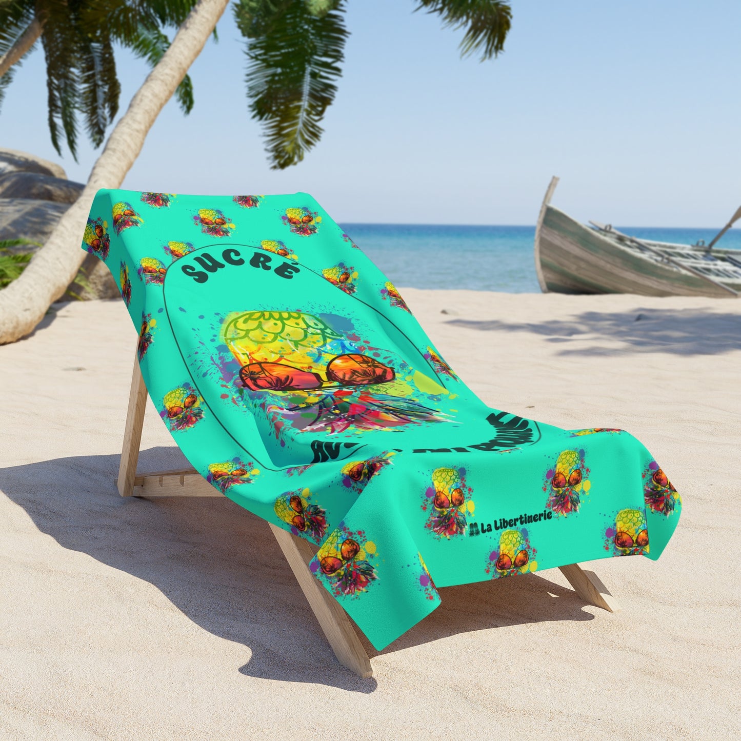 Serviette de plage Sucré avec du piquant