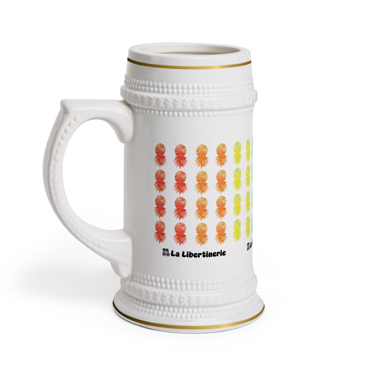 Chope à bière Arc-en-ciel d'ananas