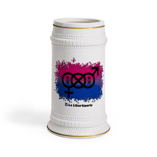 Chope à bière Symbole bisexuel