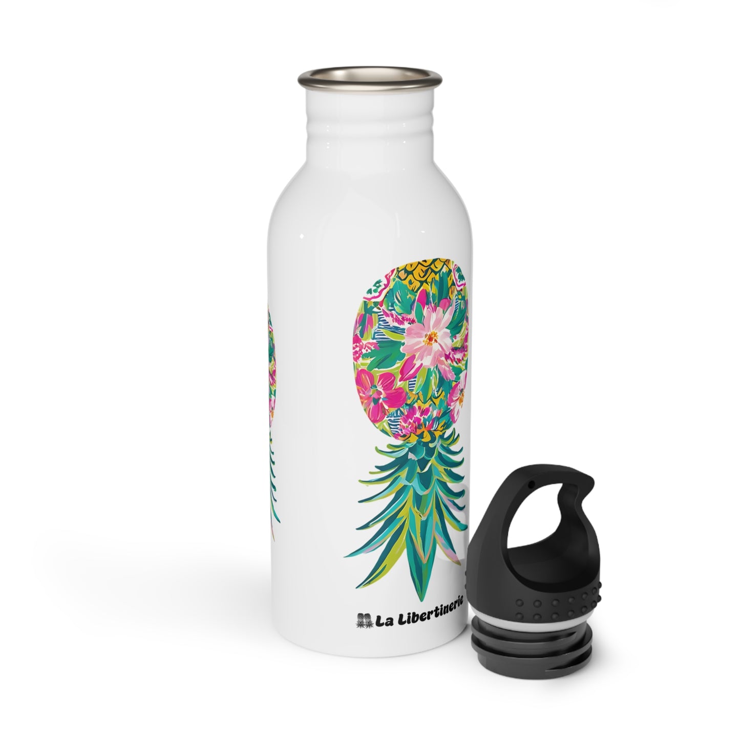 Bouteille d'eau inox Ananas d'été