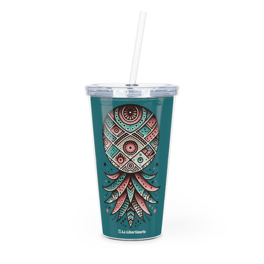 Gobelet avec paille Ananas Boho