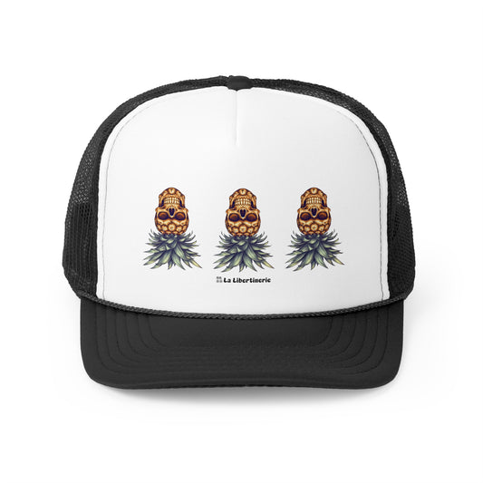 Casquette trucker Ananas Crâne